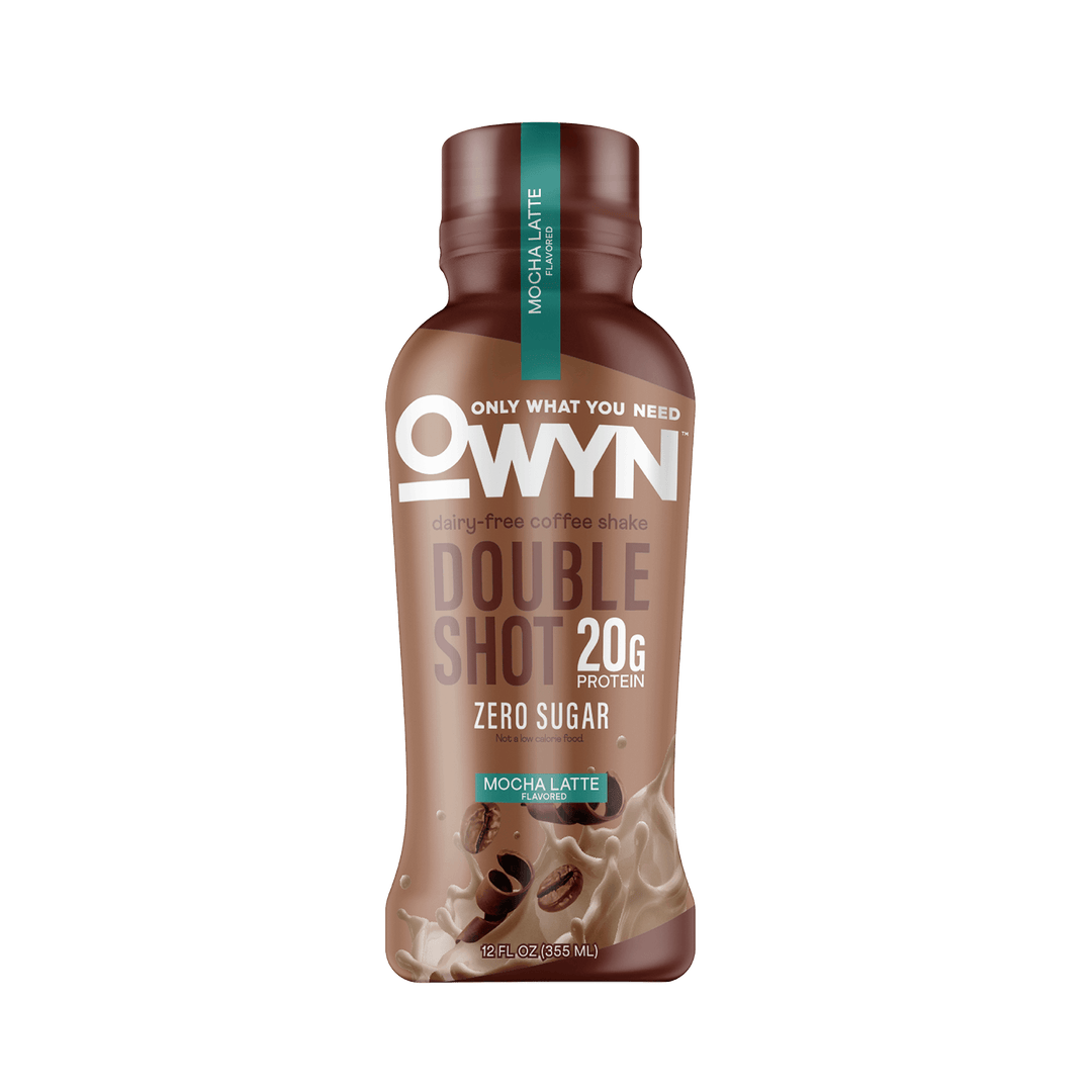 OWYN Mocha Latte Doubleshot Protein Coffee Shake bottle