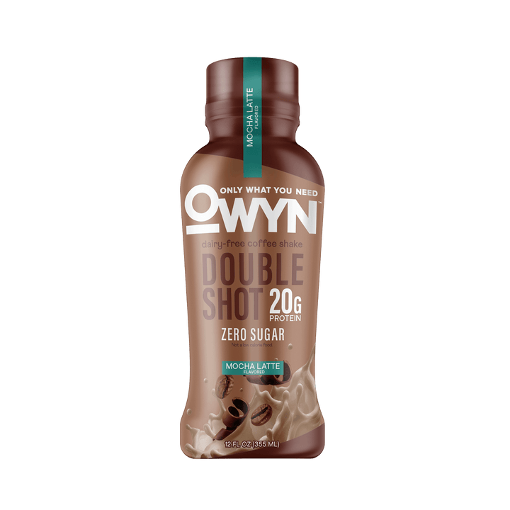 OWYN Mocha Latte Doubleshot Protein Coffee Shake bottle
