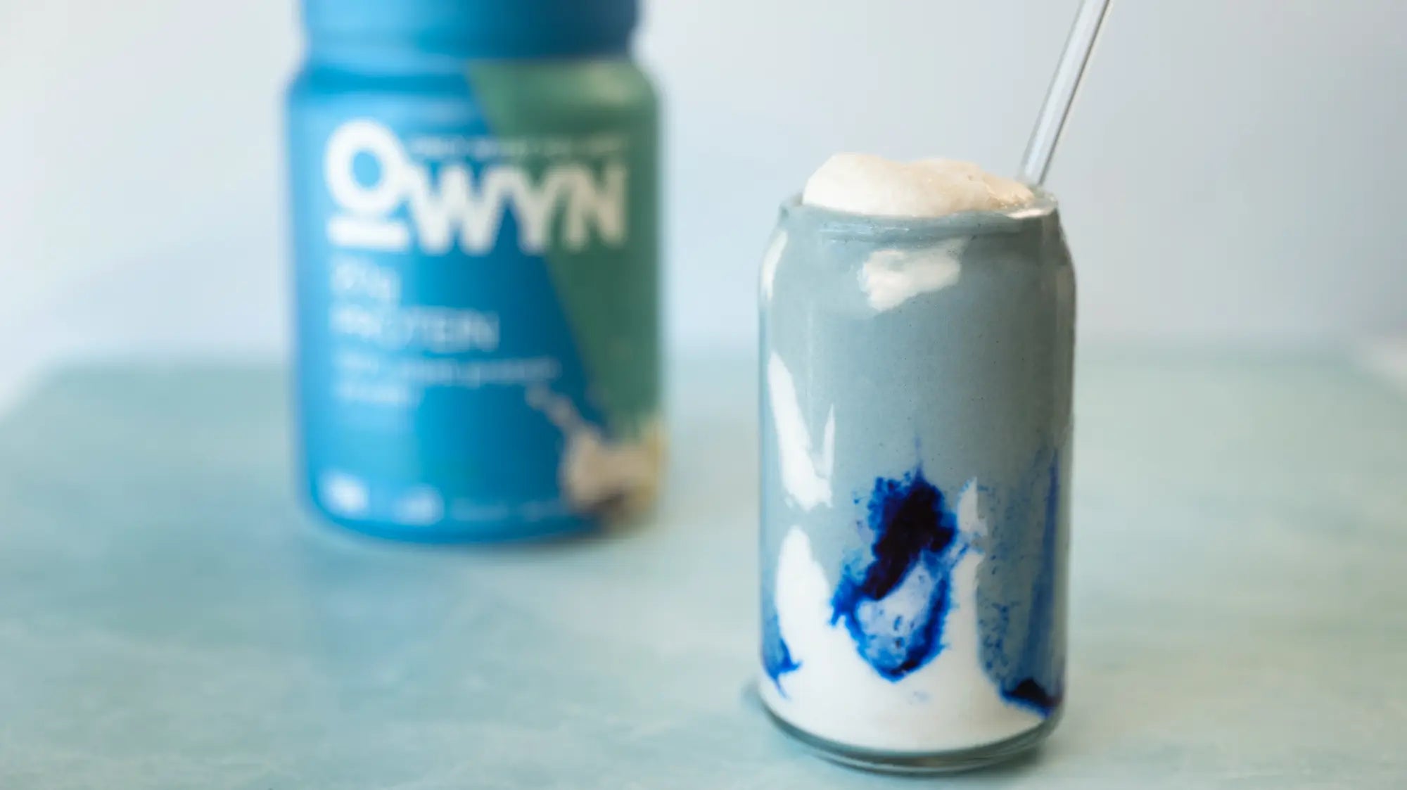 Blueberry Cloud Protein Smoothie