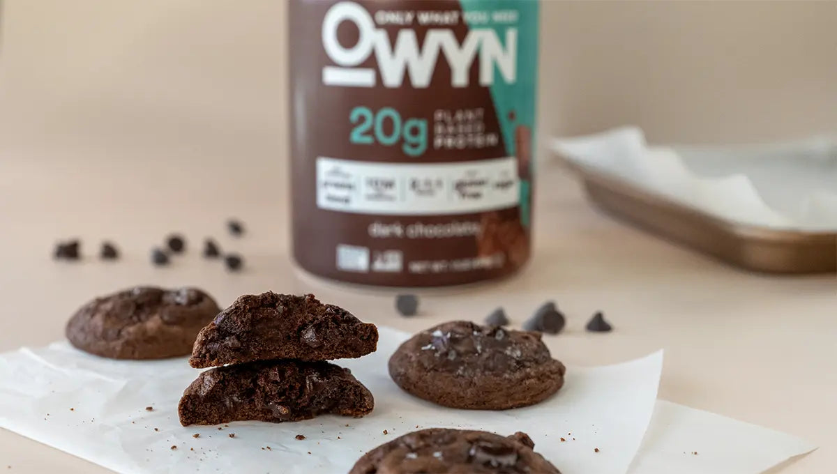 Fudge Brownie Protein Cookies