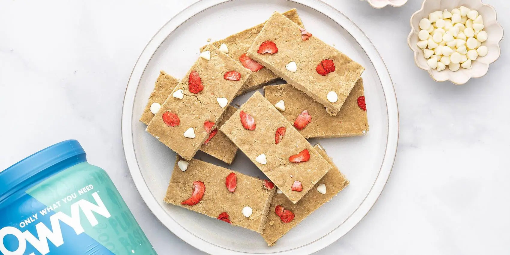 Strawberry Shortcake Protein Bars