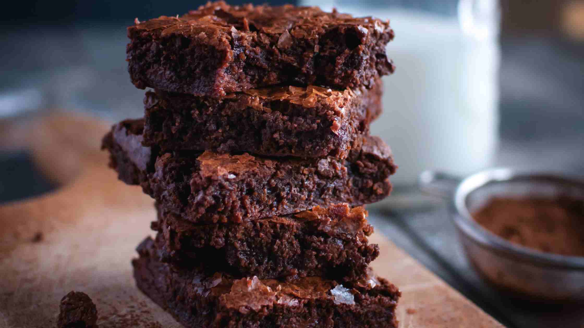 OWYN Caramel Brownie Date Bars