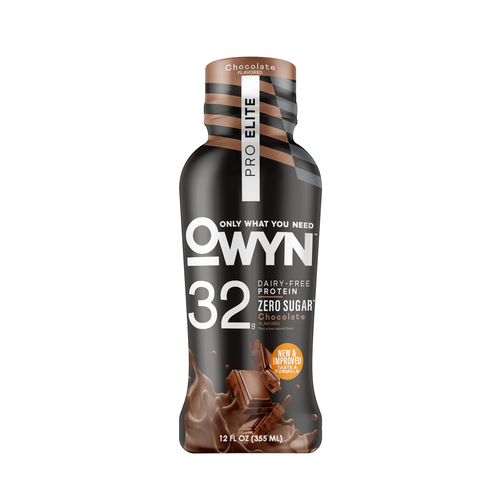 OWYN Pro Elite Chocolate Plant-Based Protein Shake bottle