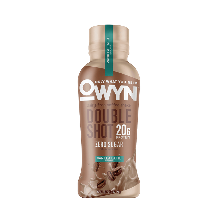 OWYN Vanilla Latte Doubleshot Protein Coffee Shake bottle 