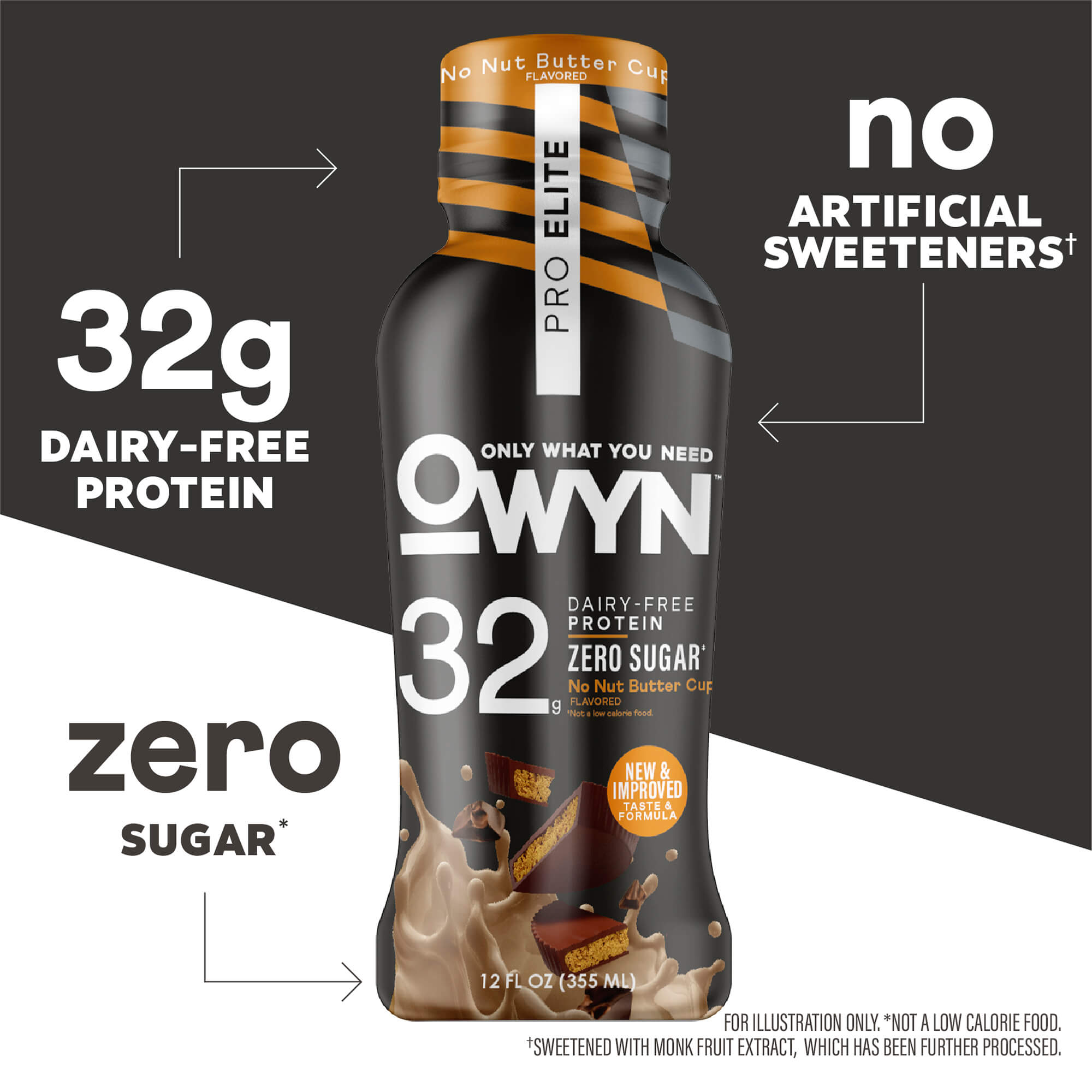 No Nut Buttercup Pro Elite Protein Shake – OWYN