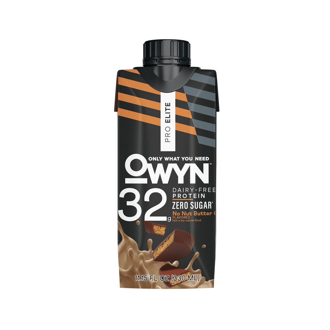 OWYN plant protein No Nut Buttercup Pro Elite Protein Shake carton